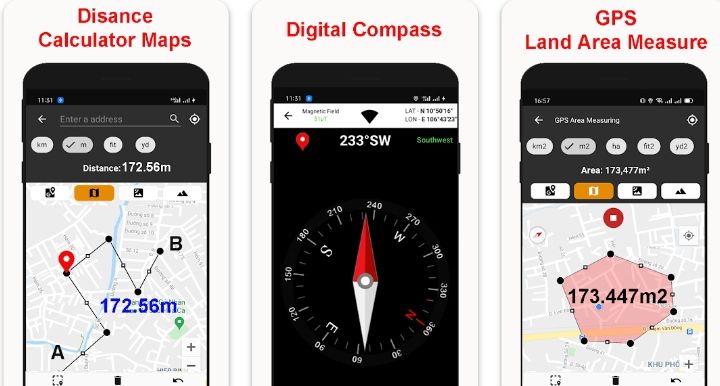 Land Area Calculator मोबाइल से खेत नापने वाला ऐप पर पॉइंट क्रिएट कर करें खेत measure 